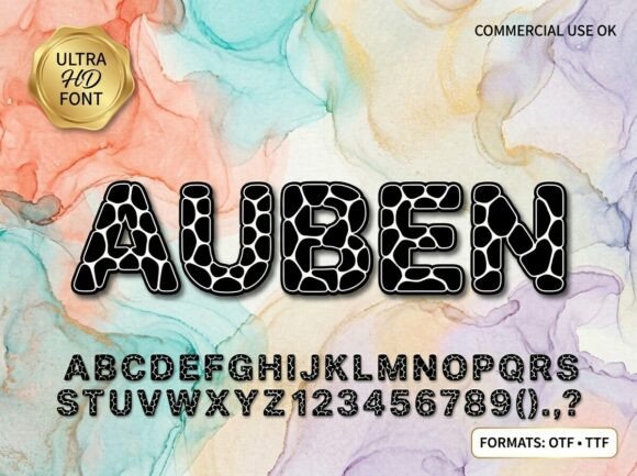 Auben: The Avant-Garde Display Font for Editorial Design