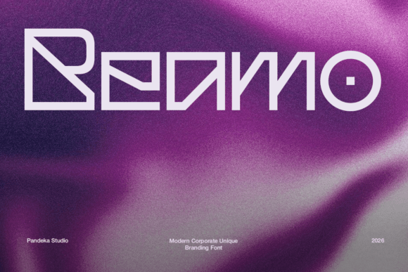 Beamo: The Futuristic Typeface Transforming Modern Brand Identities