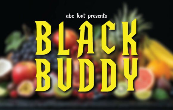 Black Buddy: The Bold Display Typeface for Scroll-Stopping Campaigns