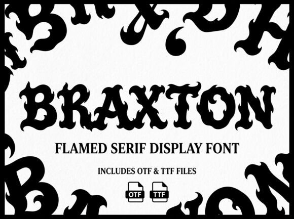 Braxton: The Premium Display Typeface for Modern Editorial Design