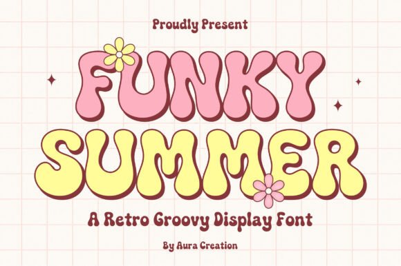 Funky Summer: The Retro Display Font for Your Next Handmade Project