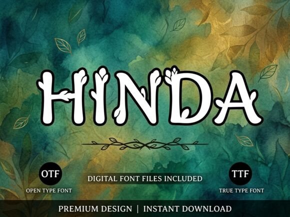 Hinda: The Premium Display Font for Scroll-Stopping Visuals