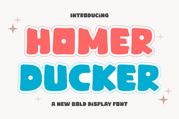 Homer Ducker: The Display Font That Makes Campaigns Pop
