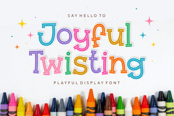 Joyful Twisting: A Hand-Crafted Display Font for Creative Branding