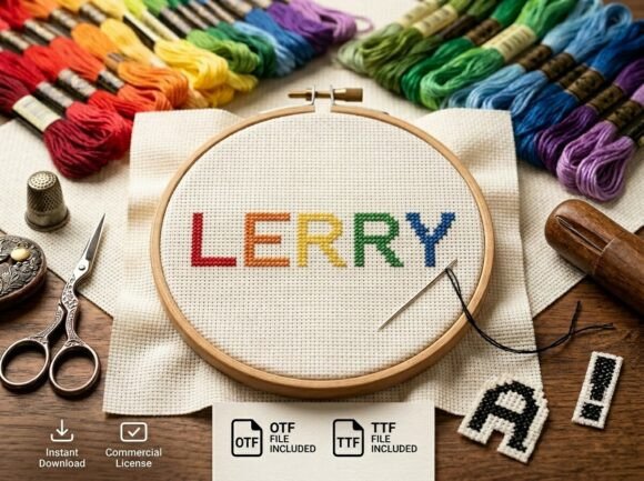 Lerry: The Stunning Display Typeface for Handmade Brands