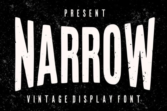 Narrow: A Bold Vintage Display Typeface for Digital Brands