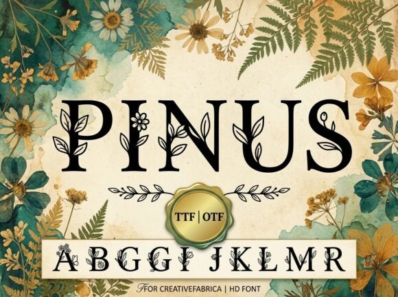 Pinus: The Display Typeface That Brings Nature to Your Campaigns