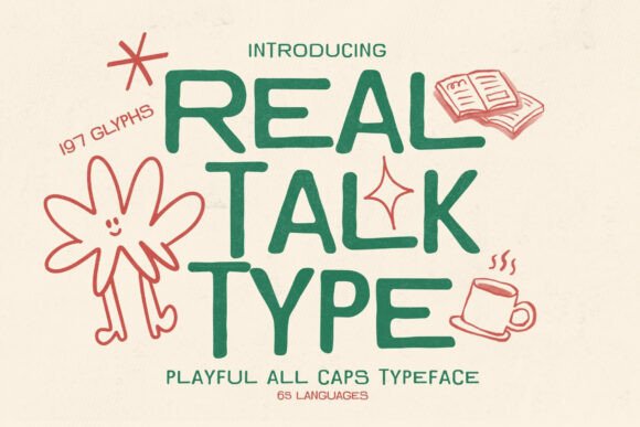Real Talk Type: The Bold Display Font That Commands Attention