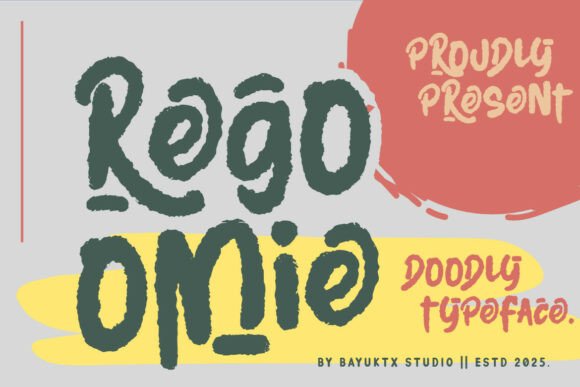 Regoomie: The Playful Handwritten Display Font for Small Business Branding