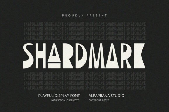 Shardmark: A Modern Display Typeface for High-Impact Campaigns