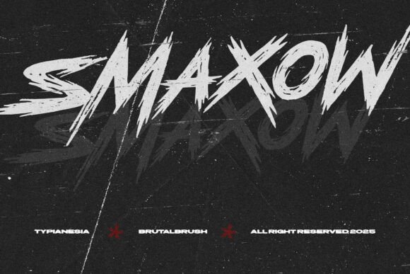 Smaxow: The Aggressive Display Font That Elevates Your Brand Identity