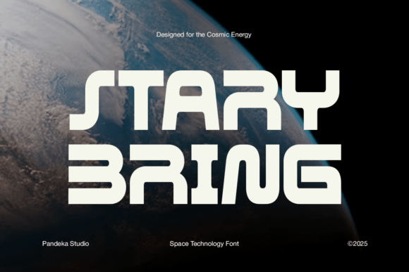 Stary Bring: The Futuristic Typeface for High-Impact Campaigns