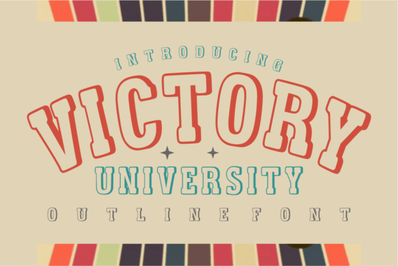 Victory University: A Bold Display Typeface for Modern Editorial Design