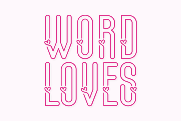 Word Loves: The Whimsical Typeface That Elevates Small Business Branding